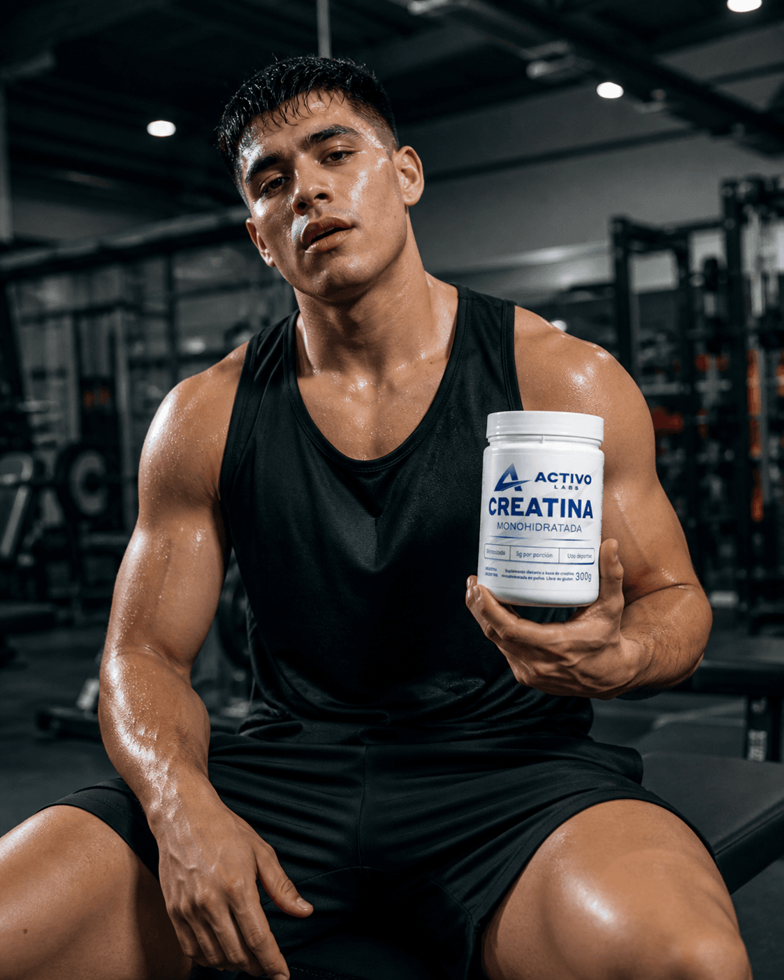 Atleta post entrenamiento con Activo Labs